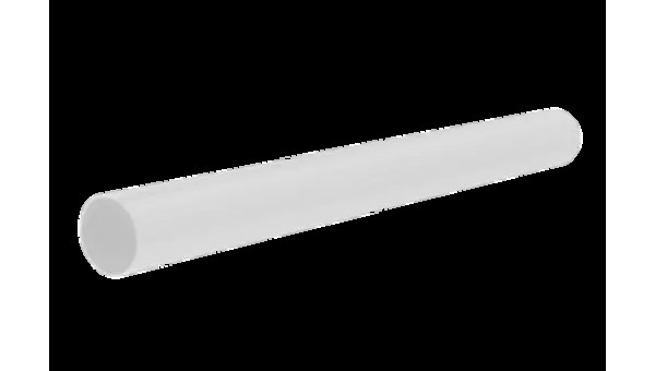 Труба водосточная с муфтой Альта-Профиль, ПВХ, серия Стандарт, цвет Белый