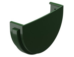Заглушка желоба Docke ПВХ Standard D120/80 мм зеленая