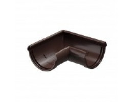 Угол желоба Docke Lux ПВХ D141/100 мм универсальный 90 градусов шоколад