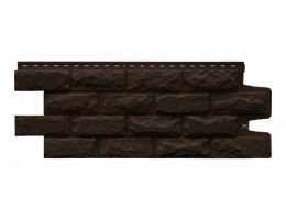 Фасадная панель Grand Line Колотый камень коричневый 992х392 мм