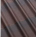 Лист кровельный волнистый Черепица Ондулин коричневый 960х1950 мм