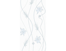 Панель ПВХ Цветы голубые матовая 0.25х2.7м