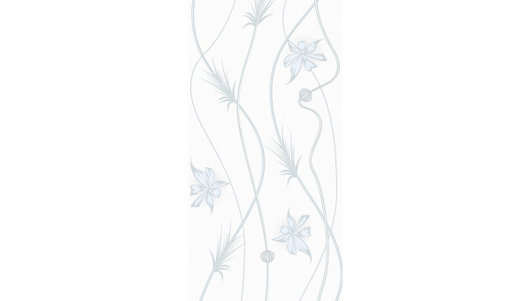 Панель ПВХ Цветы голубые матовая 0.25х2.7м