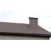 Гибкая черепица Roofshield Премиум стандарт коричневая с оттенением