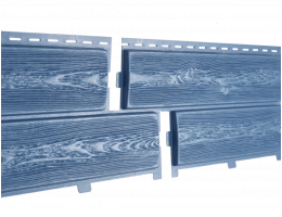 Фасадная панель Ю-Пласт Хокла Сolor Голубика 2000х250 мм