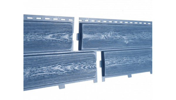 Фасадная панель Ю-Пласт Хокла Сolor Голубика 2000х250 мм